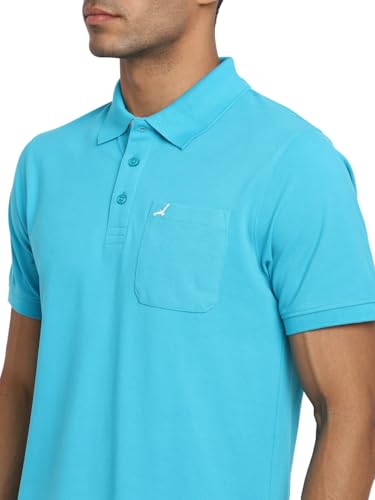 Image of AMERICAN CREW Polo Collar T-Shirt for Men with Pocket