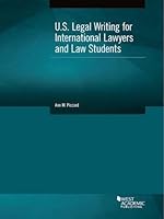 U.S. Legal Writing for International Lawyers and Law Students 163459472X Book Cover