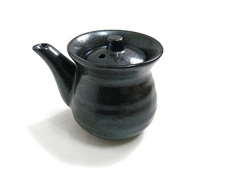 Sushi Set Made In Japan - Mysushiset 7 Piece Black Crystal Ceramic Sushi Plate Set With Matching Soy Sauce Dispenser #TOP3