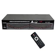 【Dual 20-band Equalizer】The audio spectrum analyzer has accurate real-time frequency level (dual 20-band), and each frequency point uses 20 lights to display the level signal. Supports arbitrary adjustment 【Rugged and Portable】Adopts a standard ultra...