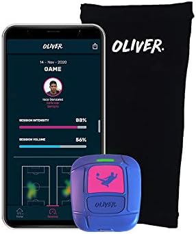 Oliver OLI GPS Football Tracker Shin Guards iOS and Android