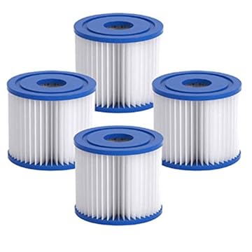 WuYan Cartuccia Filtro di Ricambio per Lay-Z-Spa per Vasca idromassaggio per Best-Way per Flowclear Cartuccia Filtro di Ricambio Taglia VI per Miami Vegas Palm Springs Paris (2 x Confezione Doppia)