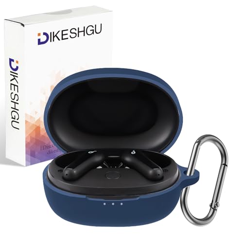 DIKESHGU For Anker Soundcore Life P2 Mini �P�[�X �S�ʕی� �����h�~ �L�Y�h�~ �ϏՌ� �h�� �h�o �y�ʏ��^ �J���r�i�t�� Soundcore Life P2 Mini case �T�E���h�R�A ���C�t �ی�J�o�[ 