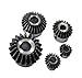 KJOET Industrial Machinery Pinion Gear 1pcs Bevel Gear 2M 20Teeth Inner Hole 8/10/12/14/15/16/17/18/19/20mm Gear 90 Degrees Steel Gears Screw Hole M5 (Size : 16mm, Color : 20 Teeth)