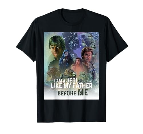 T-shirt Star Wars Celebration Return of the Jedi Mural imprimé coton geek