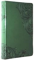 HCSB Personal Size Bible Dark Green Scrolls 1586405802 Book Cover