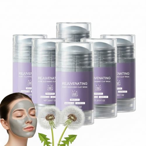 Mascarilla facial contra puntos negros, mascarilla de arcilla limpiadora de poros, tiras de refinamiento de poros para eliminar espinillas, mascarillas exfoliantes hidratantes para regular el aceite