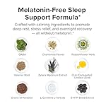 Night Shred Black Melatonin-Free Nighttime Fat Burner and Sleep Support Supplement - GABA Complex with Ashwagandha, CLA, Grains of Paradise, and Zylaria - Thermogenic Fat Burner - 90 Vegan Capsules - Image 2