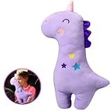 【Funda de cinturón de seguridad para niños para viajar】 Esta almohada para cinturón de seguridad para niños está diseñada de acuerdo con la mecánica corporal. La forma tiene una flexión para sostener el cuello y la cabeza del niño, lo que protege el cuello en caso de que el niño necesite romperse de repente. El cojín de la almohada del cinturón de seguridad hace que su viaje de vacaciones sea mucho más fácil para el pequeño.
