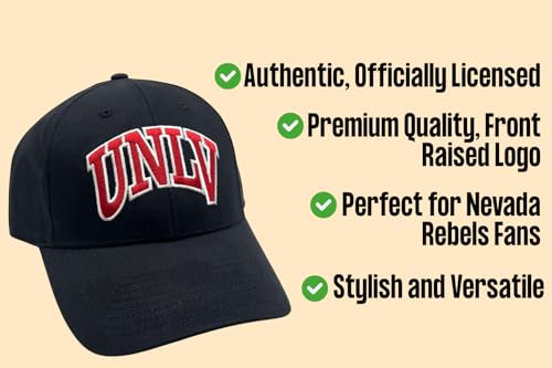 Gorra deportiva ajustable UNLV Rebels Rojo/Blanco miniatura 6