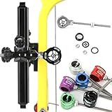 Archery Recurve Bow Sight Head Single Pin Sight 0.019' Fiber Optical 1 Pin Sight...