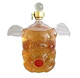 Whiskeyglas, Whiskeyglas-Geschenk, Glas-Spirituosenspender, Whisky-Dekanter-Set, 500/1000 ml...