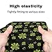 Luarisgur Walkers Rollators Accessories Green Leaves St Patricks Day Decor Walker Seat Covers for Seniors Irish Lucky Day Pattern Universal Rollator Walker Seat and Backrest Covers