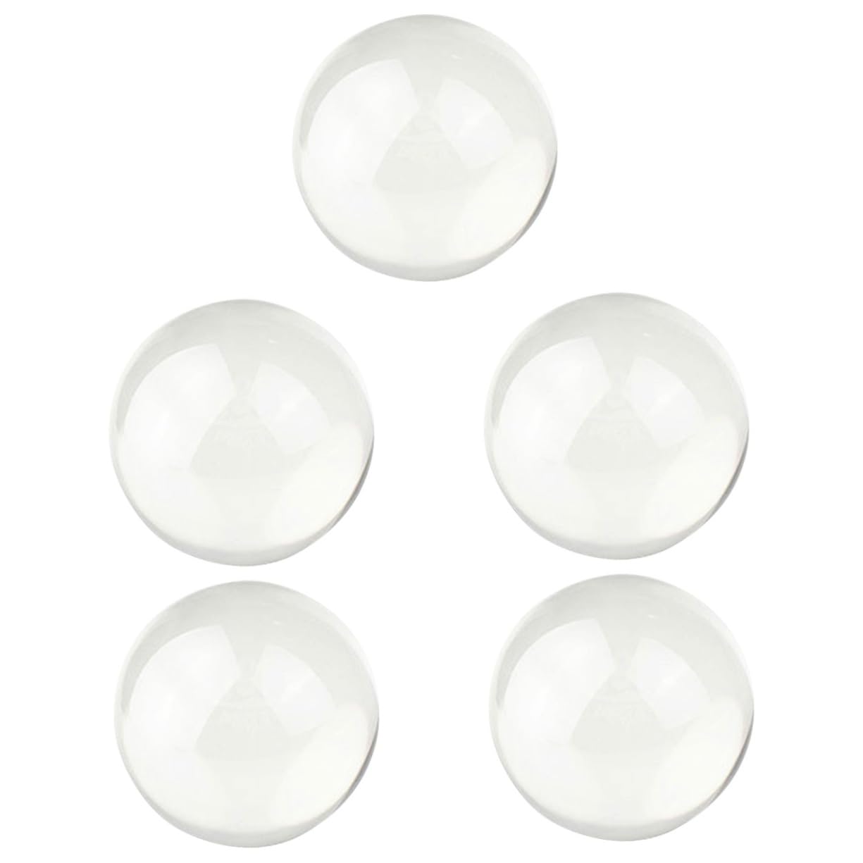 VICASKY 5stücke Acrobatic Performance Acrylic Juggling Transparent Crystal Für Kontaktjonglage Dekoration Und Smooth Professionelles Jongliergerät