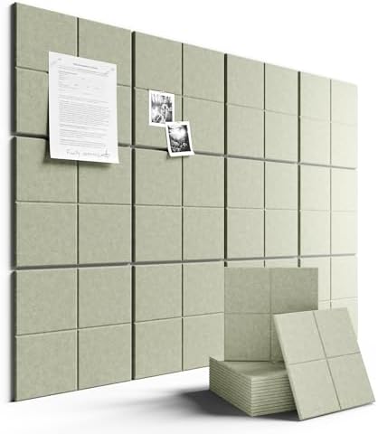 Large Felt Bulletin Board 48" x 36" Cork Board Alternative-12 Pac...