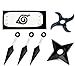 Set di accessori per Cosplay di Anime Cerchietto di Gioco per Decorazione di Cosplay Kunai per Festa Infantile