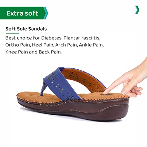 Image of ORTHO JOY Extra Soft Women's Doctor Ortho Slippers /Flip-Flops