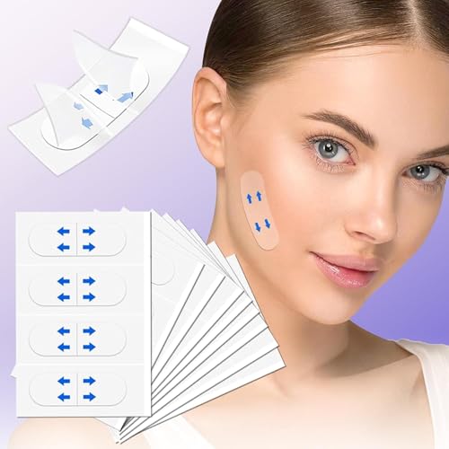 NBF 180 PCS Face Lift Tape, Face Lift Tape Invisible, Instant Facelift Tapes for Sagging Skin, Jowls, Eyes, Super Thin Breathable Face Tape Lifting Invisible