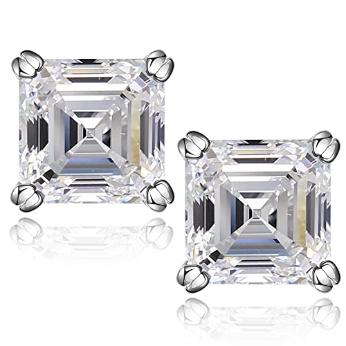 Boucles d'oreilles Moissanite pour femme clous discrets chic quotidien 2CT