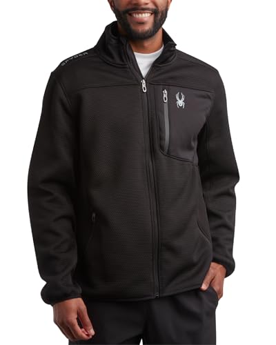 Spyder Men's Jacket - Full Zip Up Soft Encore Fleece Jackets for Men - Men's Lightweight Jackets with Chest Pockets (S-XL)2