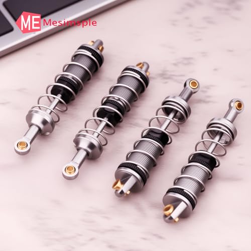 Image of Alloy MN86 Shocks for 1 /12 MN86 MN86K MN86KS Front Rear Shock Upgrades Part Gray