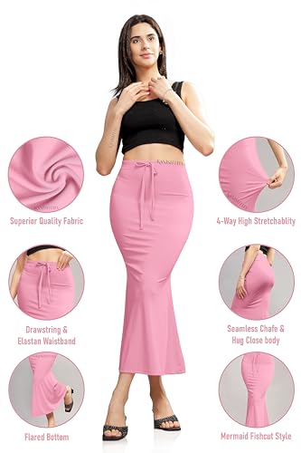 Image of Women Saree Shapewear Petticoat Skirt