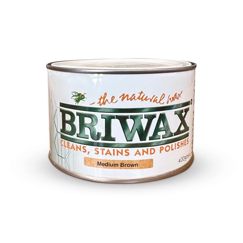 Briwax Wax Polish Medium Brown 200g
