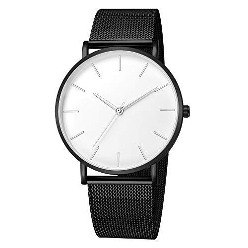 Reloj de pulsera analógico de cuarzo para hombre, de acero inoxidable, deportivo, con fecha, reloj de caza para hombre, Multicolor., talla única