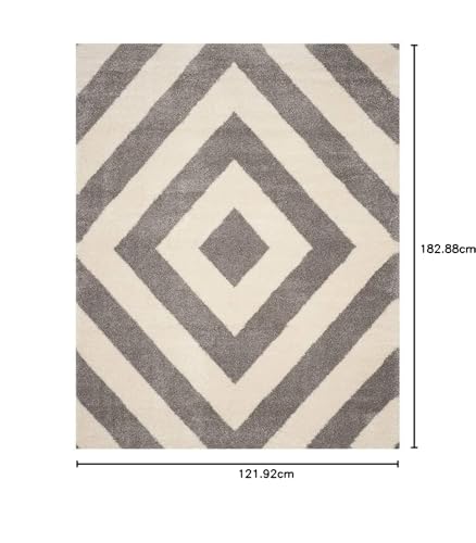 Image of Carpet Mahal Presence Gorgeous Design of Super Soft Shaggy Carpet for Living Room, Bedroom, Hall and Anywhere in Home. [4x6 feet]