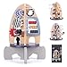 Wdmiya Space Wooden Activity Cube Toys for Baby, Montessori Toys for 1 Year Old Boy & Girl Birthday Gifts, Sensory and Educational 1st Birthday Gifts, Busy Board Toys for Baby Boy 6-18 Months
