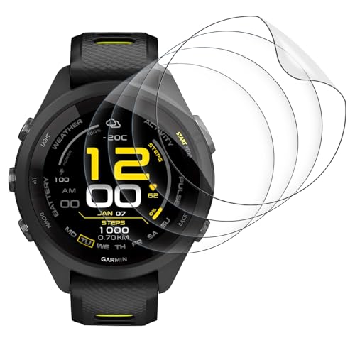 WINLAZY 4 Stück Schutzfolie für Garmin Forerunner 265S Folie