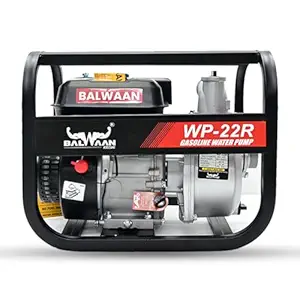 BALWAAN WP-22R Water Pump 2 Inch Outlet | 7 HP Powerful Petrol Engine 4 Stroke | For Irrigation, Water Supply, Sewage Movement and Draining Agriculture Farming | Get 1-litre Engine Oil