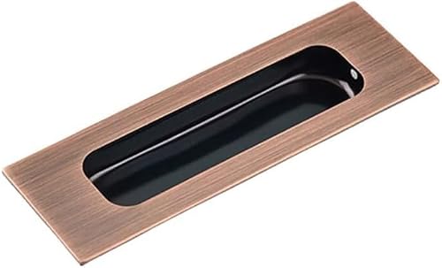 Djgkenvq Redbronzesquarehidde Drawer Handles, Concealed Handles, Knobs Stainless Steel Cabinet Drawer Hidden Buckle(Redbronzesquarehidde)