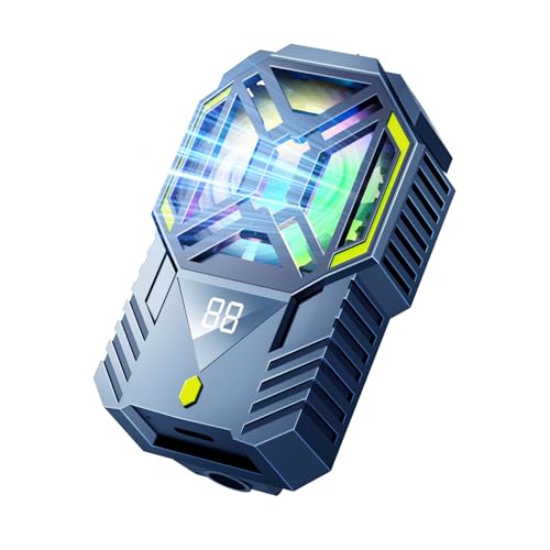 Ventilateur de refroidissement pour jeu mobile avec affichage de température