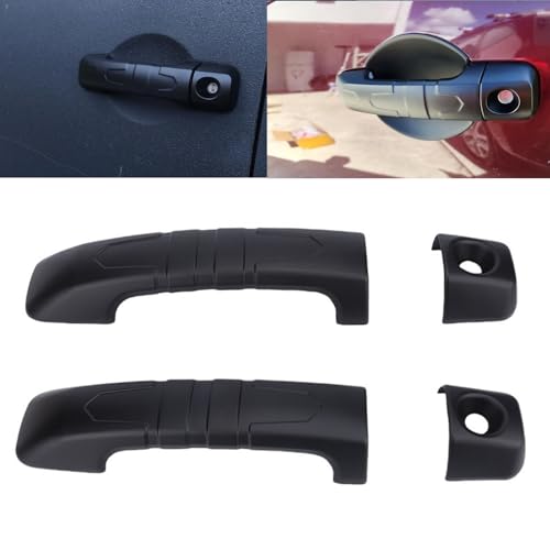Couvercle de poignée de porte extérieure ABS noir FJ 2007-2022 protection scratch