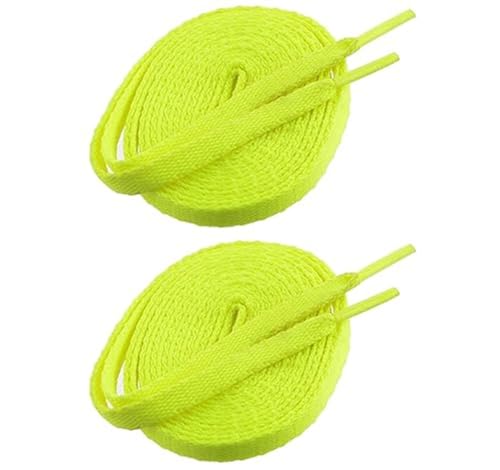Image of SHOESHINE Sports & Sneakers Shoe Laces - 2 Pairs Set Flat Shoelace for Men & Women