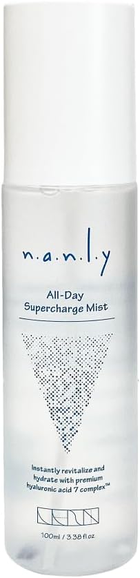 Facial Toner & Skin Toner Mist, Moisture Face Spray, Hyaluronic Acid Facial, Hydrating Facial Mist, Mist, All-Day Supercharge Mist, Oil Water, Non-Irritating, Korean Skin Care, 100ml