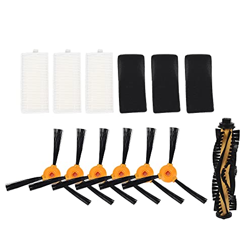 Dasertoe Reemplazo del Cepillo Principal Deebot N79S, Filtro, Kit de Accesorios de Cepillo Lateral para Aspiradora RobóTica Deebot N79S Cover
