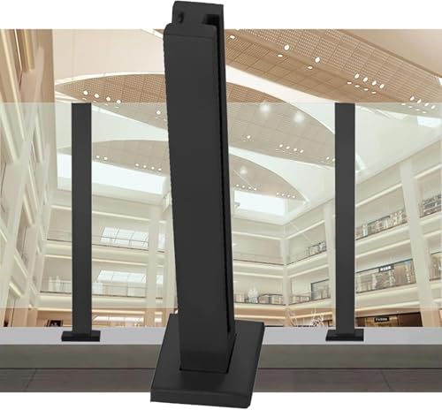 Rampes d'escalier en acier inoxydable 105 cm pour balustrade de verre