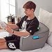 cooloo8 Reading Pillow for Gaming, Extra Large Laptop Pillow for Adult, Memory Foam Lap Desk Gaming Pillow for Reading, Working, Playing Steam Deck Switch or Sitting in Bed Floor Sofa(Grey)