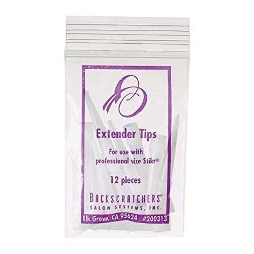 Backscratchers Stikr Extender Tips - Replacement Nozzle for Nail Silk Wrap and Fiber Glass Adhesive