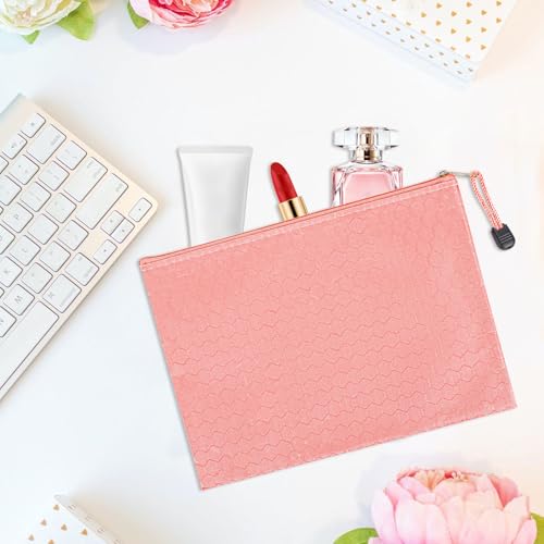 Geldtaschen Banktasche 10 Stück Banktasche 24 x 18 cm Geldtasche Wasserdicht Dokumententasche A5 mit Reißverschluss Geldmappe für Haushalt Business Schule (Mehrfarbig)