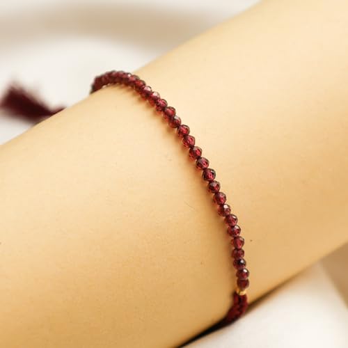 Natural Lightweight Beaded Braided Bracelets Handmade Gemstone Jewelry Pull String Adjustable Bracelets For Women3