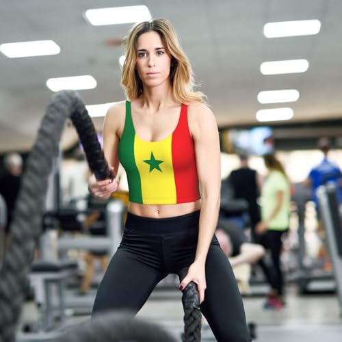 Chaleco de Senegal para mujer ropa deportiva de entrenamiento fitness y yoga sin mangas 3