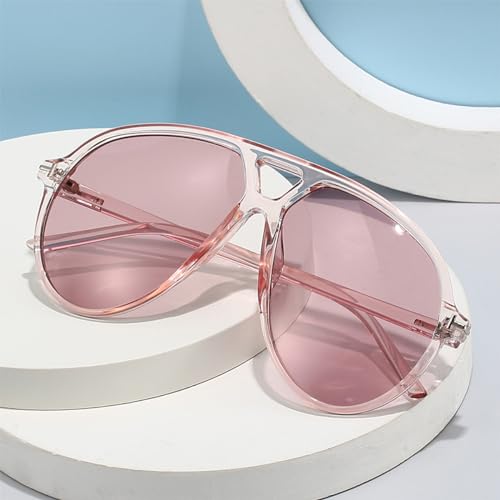 Retro Aviator Sunglasses for Womens Mens Oversized Classic 70s Vintage Trendy Square Aviators3