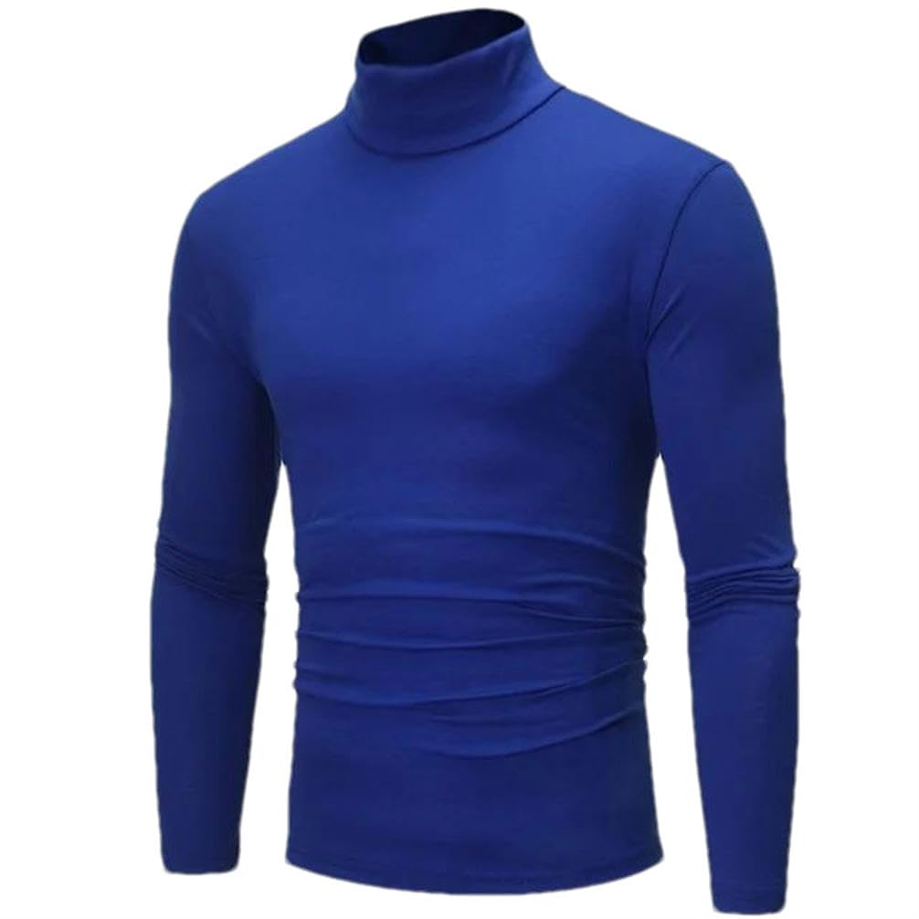 Sweat-shirt à col montant homme pull décontracté vêtement extérieur XS