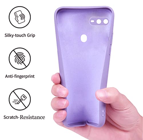 Image of A rtistque Back Cover Case for Oppo A7 / Oppo A5s with Camera Protection | Shockproof TPU | Stylish Protective Design | Slim Fit | Ultra Matte | Oppo A7 / Oppo A5s Back Cover - Purple