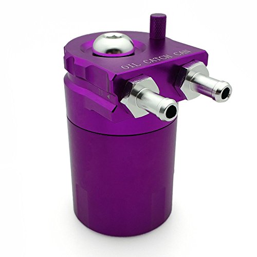 Heinmo Cylinder Car Oil Catch Can Reservoir Tank 5 Color (Purple) - Thumbnail 2