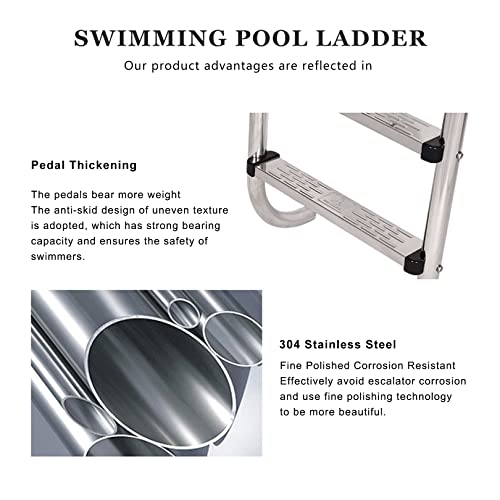 Barandal para piscina de acero inoxidable resistente miniatura 2