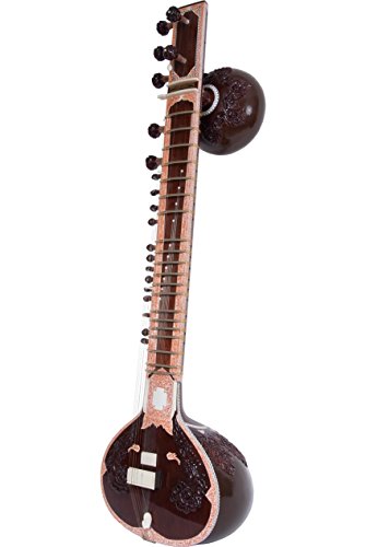 Sitar Ultra Professional avec sac de transport - Les Beatles, Paul McCartney, John Lennon, RIngo Starr, George Harrison Sitar Ultra Professional avec sac de transport